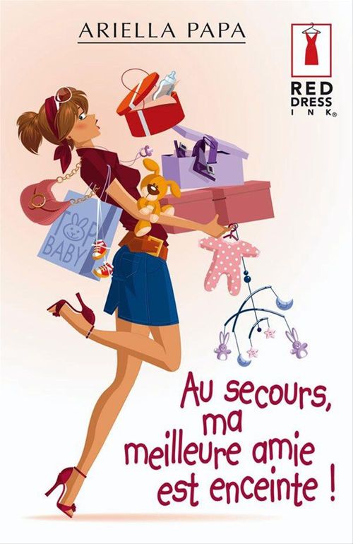 Couverture ebook de Au secours, ma meilleure amie est enceinte, de Ariella Papa