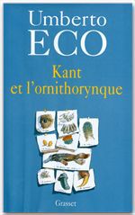 Couverture ebook de Kant et l'ornithorynque, de Umberto Eco