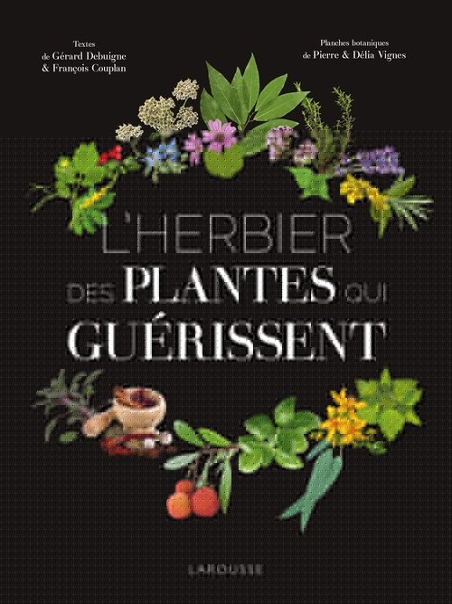 Couverture ebook de L'Herbier des plantes qui guérissent, de Pierre VIGNES, Délia VIGNES, Gérard Debuigne, François Couplan