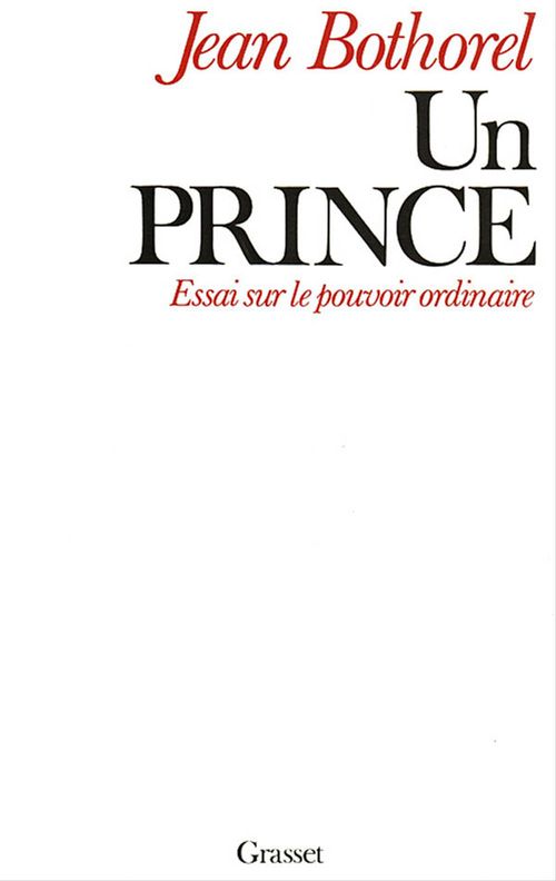 Couverture ebook de Un prince, de Jean Bothorel
