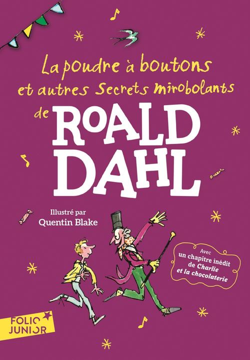 Couverture ebook de La poudre à boutons et autres secrets mirobolants, de Quentin Blake, Roald Dahl