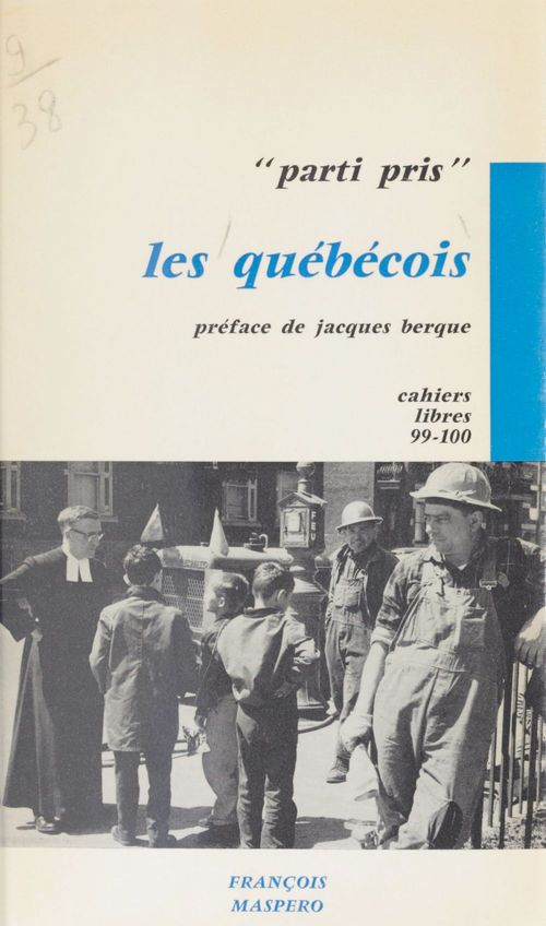 ebook cover of Les québécois, by Jacques Berque