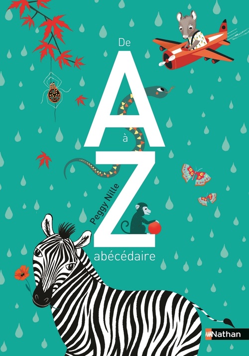Couverture ebook de De A à Z Abécédaire, de Peggy Nille