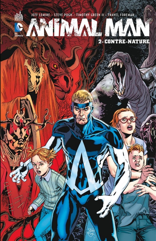 Couverture ebook de Animal Man - Tome 2 - Contre-nature, de Jeff Lemire, Steve Pugh