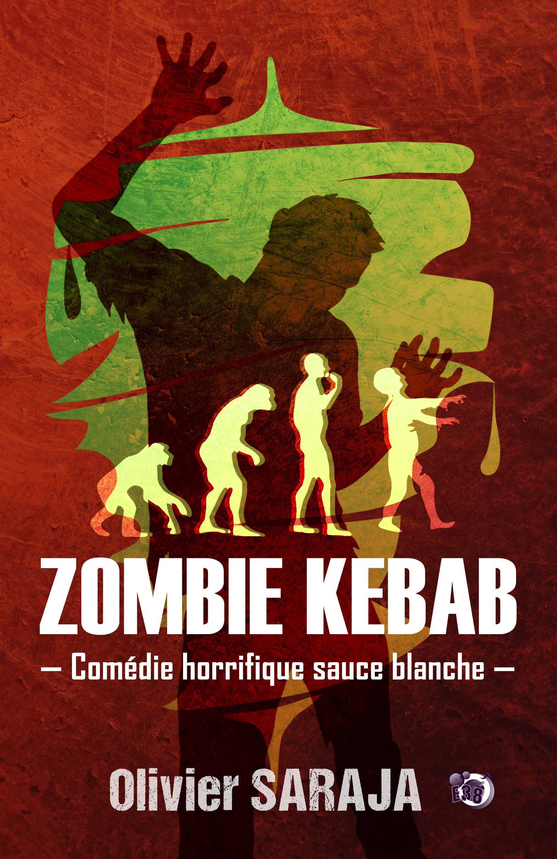 Couverture ebook de Zombie kebab, de Olivier Saraja