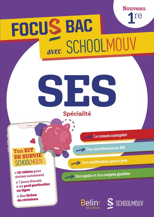 ebook cover of Focus BAC :  SES - Spécialité Première, by Stéphane Fraisse-d'olimpio, François Le morvan