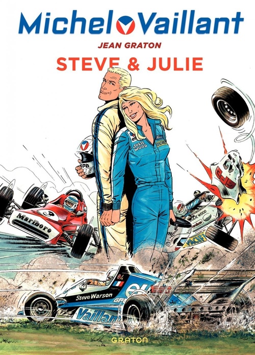 Couverture ebook de Michel Vaillant - Tome 44 - Steve & Julie, de Jean Graton