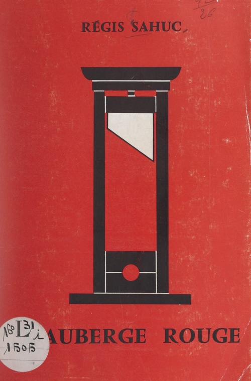 Couverture ebook de L'auberge rouge, de Regis Sahuc