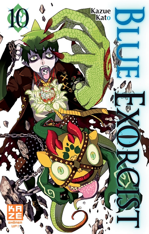 Couverture ebook de Blue exorcist T10, de Kazue Kato
