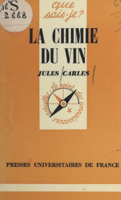 ebook cover of La chimie du vin, by Jules Carles