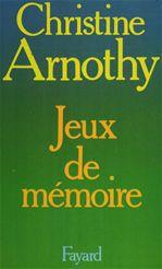 ebook cover of Jeux de mémoire, by Christine Arnothy