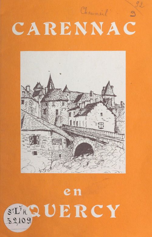 Couverture ebook de Carennac en Quercy, de Jean-Marie Chaumeil