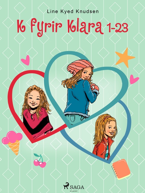 ebook cover of K fyrir Klara 1-23, by Line Kyed Knudsen