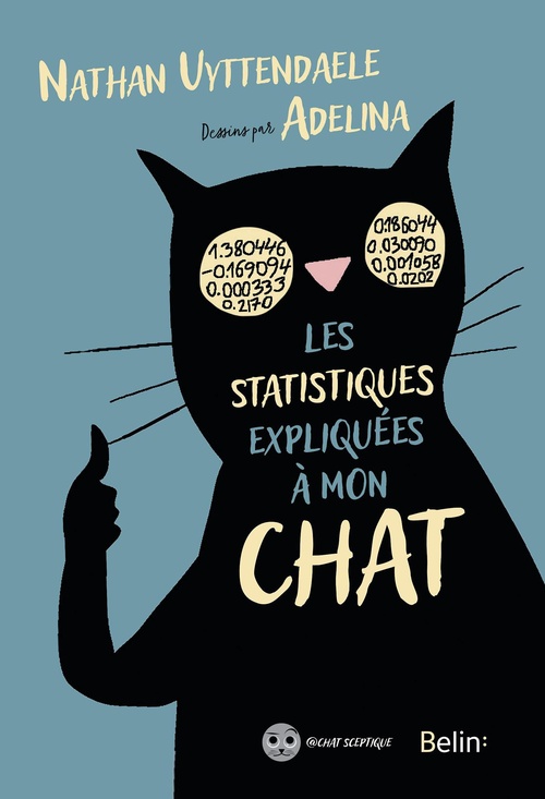ebook cover of Les statistiques expliquées à mon chat, by Adelina KULMAKHANOVA, Nathan Uyttendaele