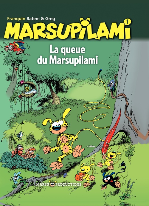ebook cover of Marsupilami - Tome 1 - La queue du Marsupilami, by Greg, Batem, André Franquin