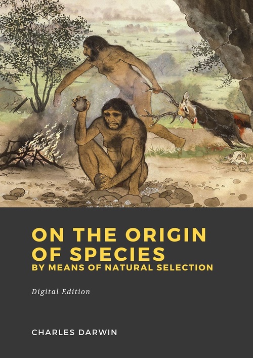ebook cover of On the Origin of Species by Means of Natural Selection, by Charles Darwin