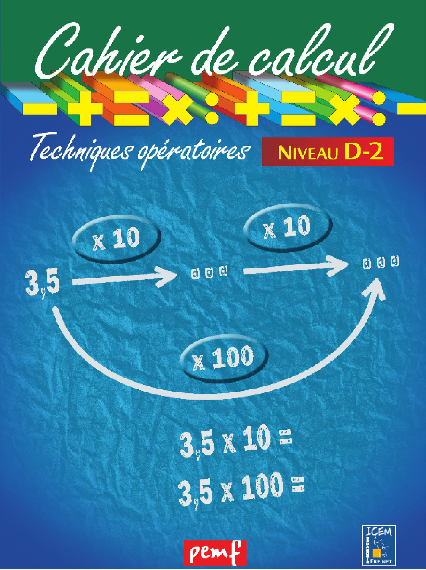 ebook cover of Cahier de calcul cycle 3 niveau 3B, by Collectif
