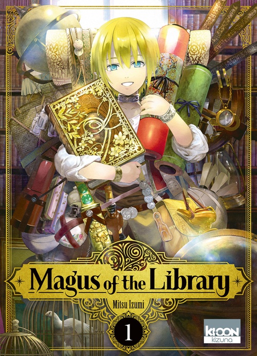 Couverture ebook de Magus of the Library T01, de Mitsu Izumi