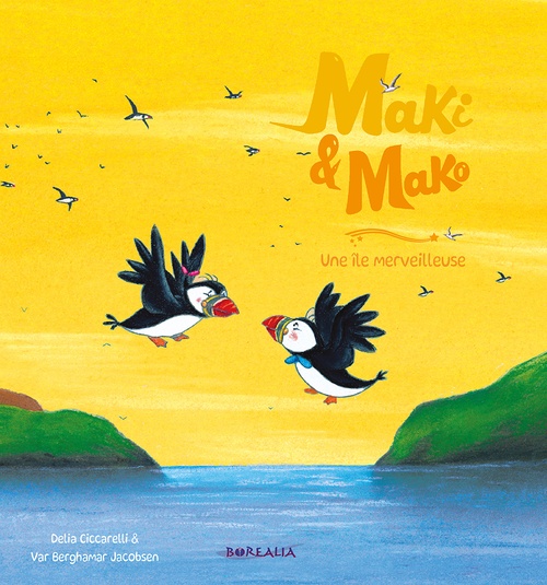 Couverture ebook de MAKI ET MAKO (1) - Une île merveilleuse, de Var Berghamar Jacobsen