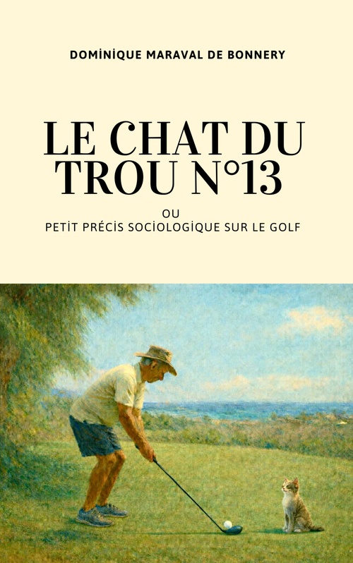 Couverture ebook de Le Chat du trou n°13 ou Petit Précis sociologique sur le golf, de Dominique Maraval de Bonnery