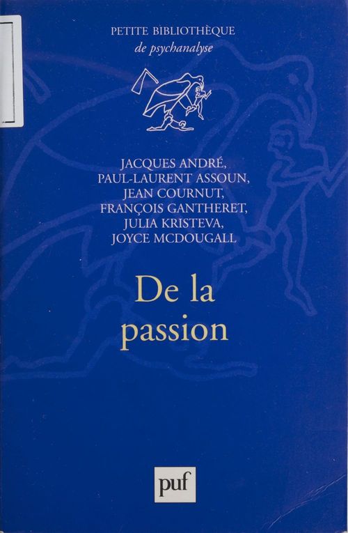 Couverture ebook de De la passion, de Jacques André