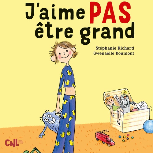 audiobook cover of J'aime pas être grand, by Stéphanie Richard