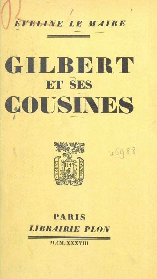 Couverture ebook de Gilbert et ses cousines, de Eveline Le Maire