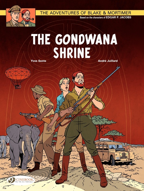 Couverture ebook de Blake & Mortimer - Volume 11 - The Gondwana Shrine, de André Juillard, Yves Sente