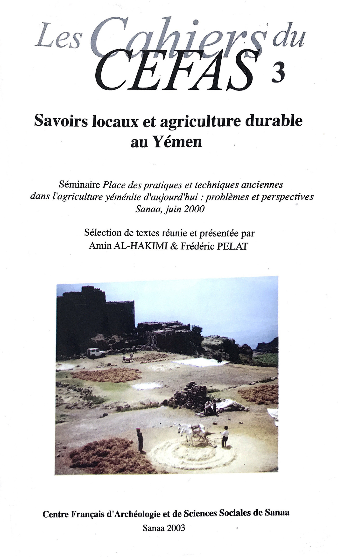 Couverture ebook de Savoirs locaux et agriculture durable au Yémen, de