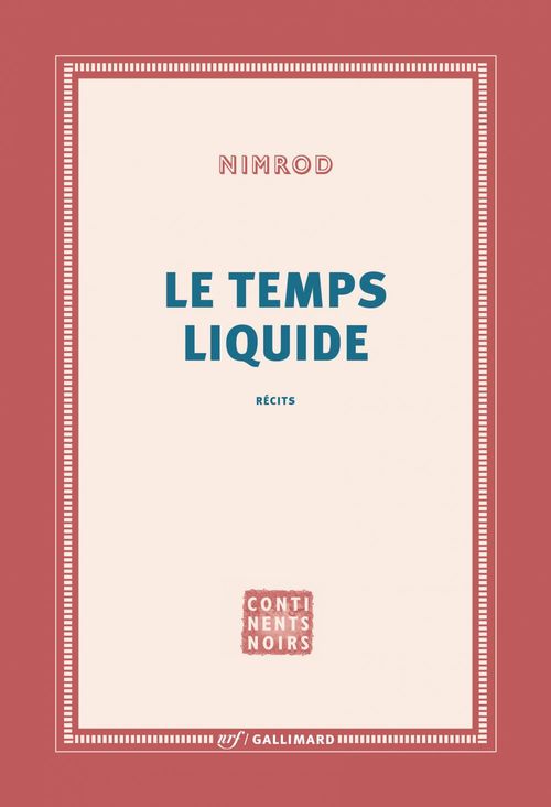 ebook cover of Le temps liquide, by Nimrod