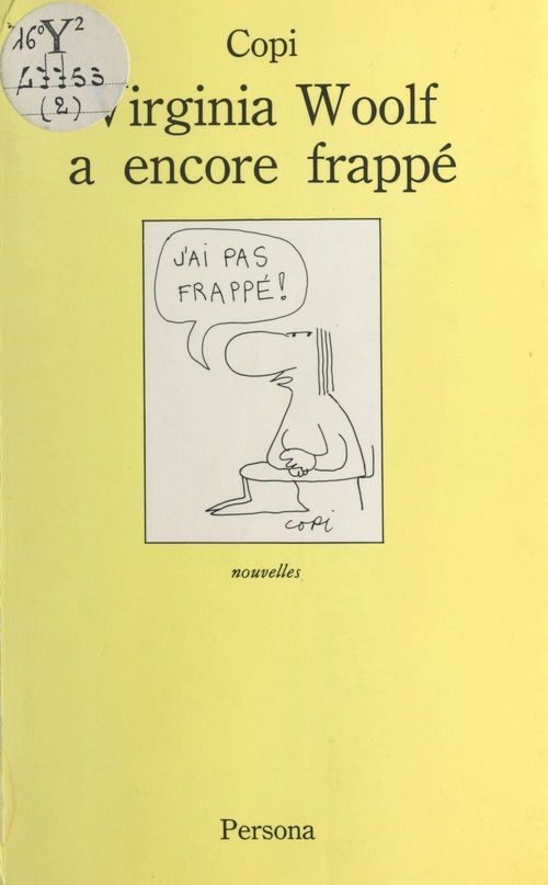 Couverture ebook de Virginia Woolf a encore frappé, de Copi