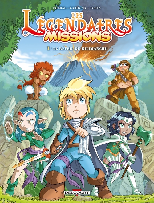ebook cover of Les Légendaires - Missions T01 - Le réveil du Kilimanchu, by Patrick Sobral, Philippe Cardona