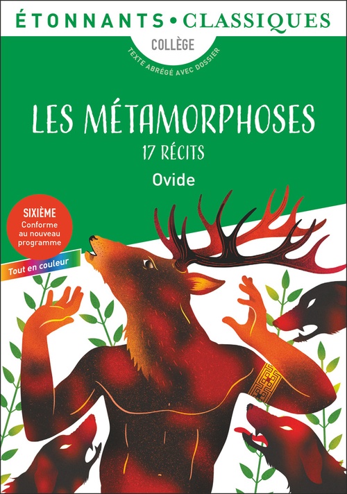 ebook cover of Les Métamorphoses, by Ovide