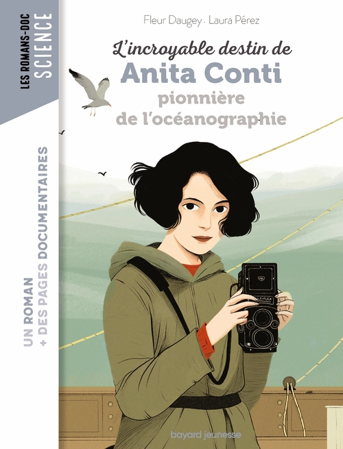 ebook cover of L'incroyable destin d'Anita Conti, pionnière de l'océanographie, by Fleur Daugey