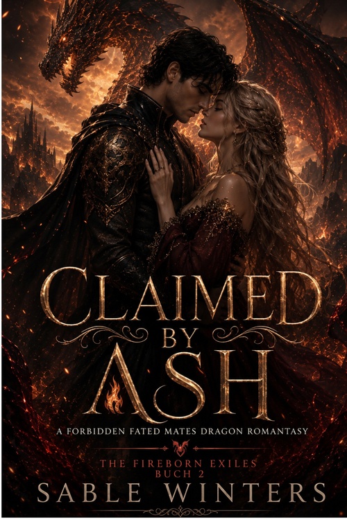 ebook cover of Claimed by Ash, by Sable Winters