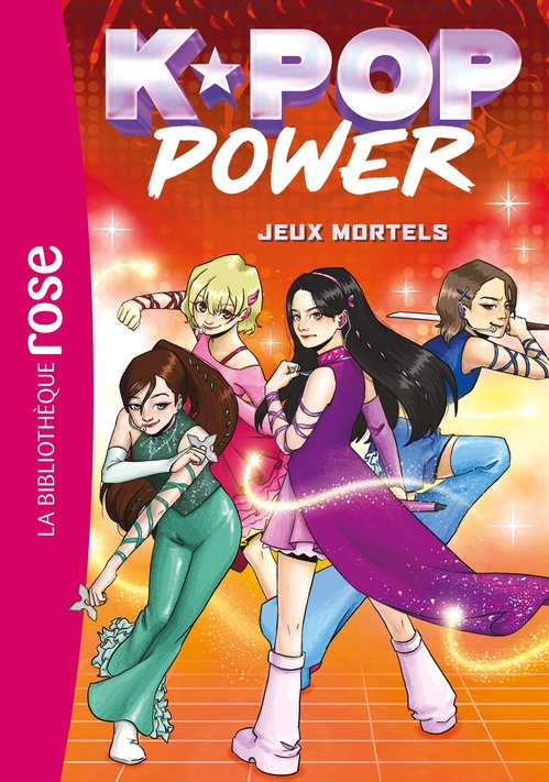Couverture ebook de K-Pop Power, Tome 02 - Jeux mortels, de Erin Yun