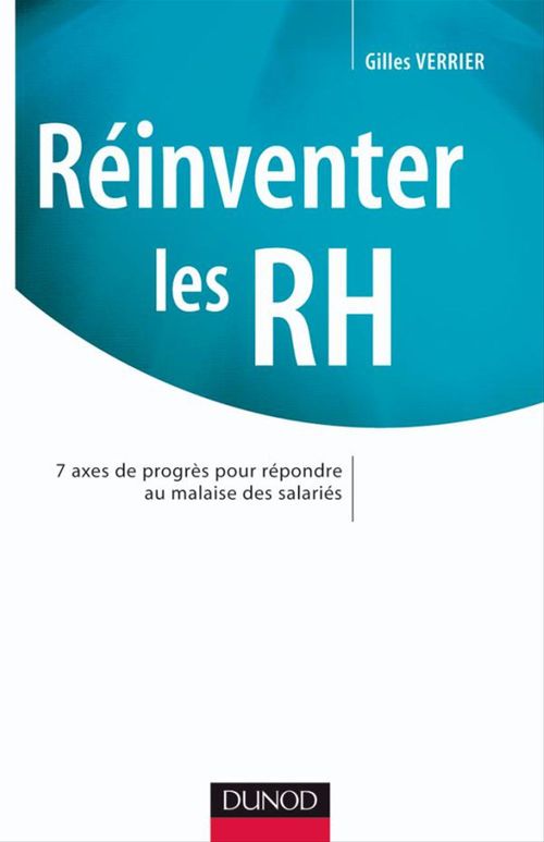 ebook cover of Réinventer les RH, by Gilles Verrier