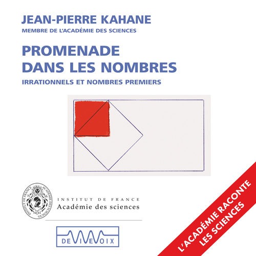 Couverture audiobook de Promenade dans les nombres, de Jean-pierre Kahane