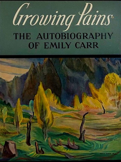 ebook cover of Growing Pains: The Autobiography of Emily Carr, by Emily Carr