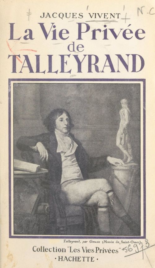 ebook cover of La vie privée de Talleyrand, by Jacques Vivent
