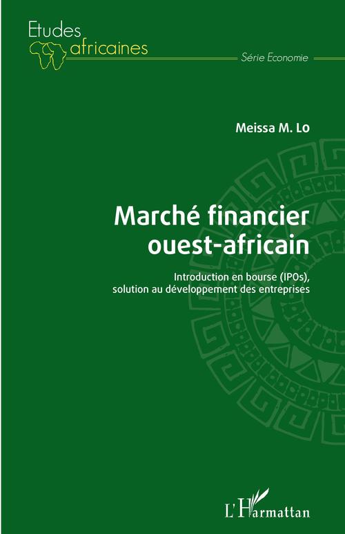 Couverture ebook de Marché financier ouest-africain, de Lo Meissa M.