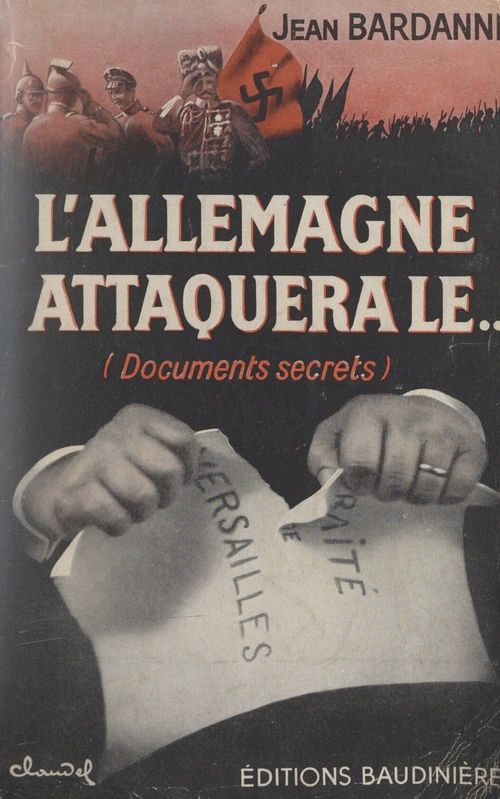 Couverture ebook de L'Allemagne attaquera le..., de Jean Bardanne