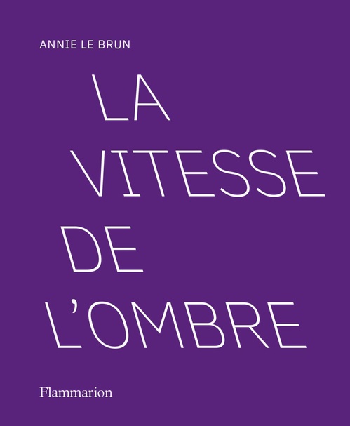 Couverture ebook de La vitesse de l'ombre, de Annie Le Brun