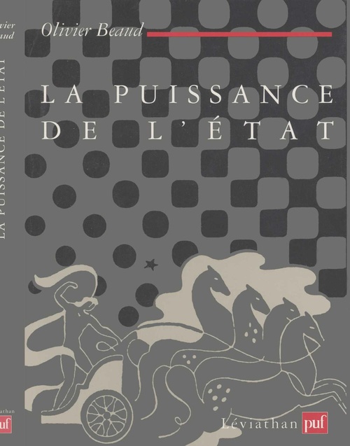 Couverture ebook de La puissance de l'État, de Olivier Beaud
