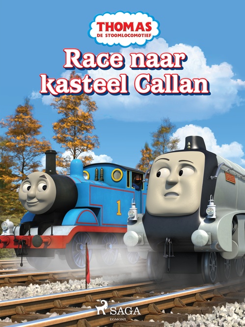 Couverture ebook de Thomas de Stoomlocomotief - Race naar kasteel Callan, de Mattel