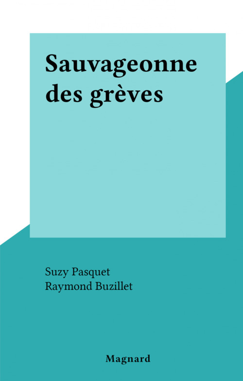 ebook cover of Sauvageonne des grèves, by Suzy Pasquet