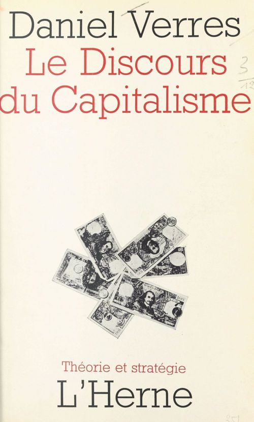 ebook cover of Le discours du capitalisme, by Daniel Verres