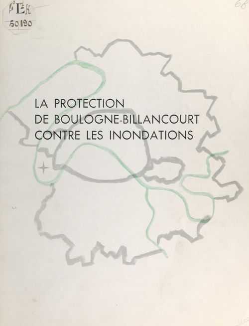 Couverture ebook de La protection de Boulogne-Billancourt contre les inondations, de Georges Guyonnaud