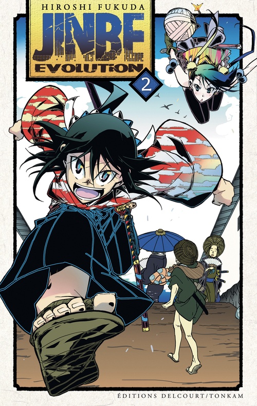 Couverture ebook de Jinbe Évolution T02, de Hiroshi Fukuda
