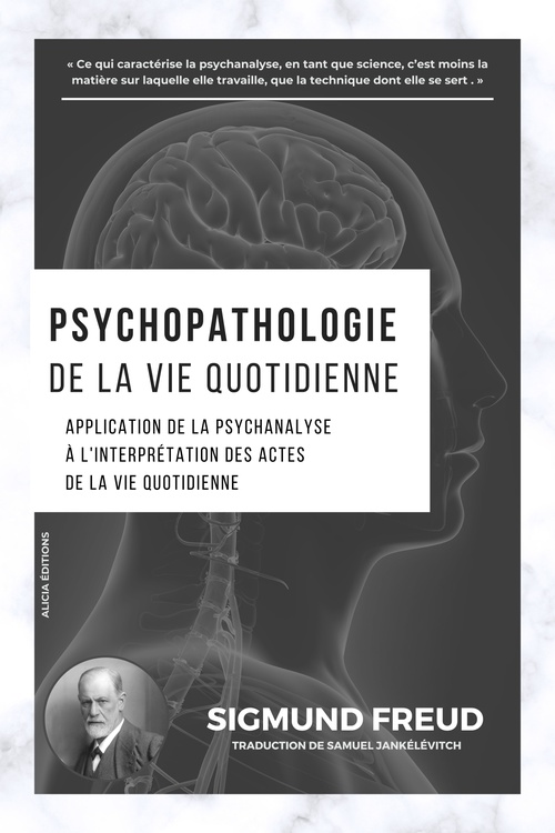 ebook cover of Psychopathologie de la vie quotidienne, by Sigmund Freud